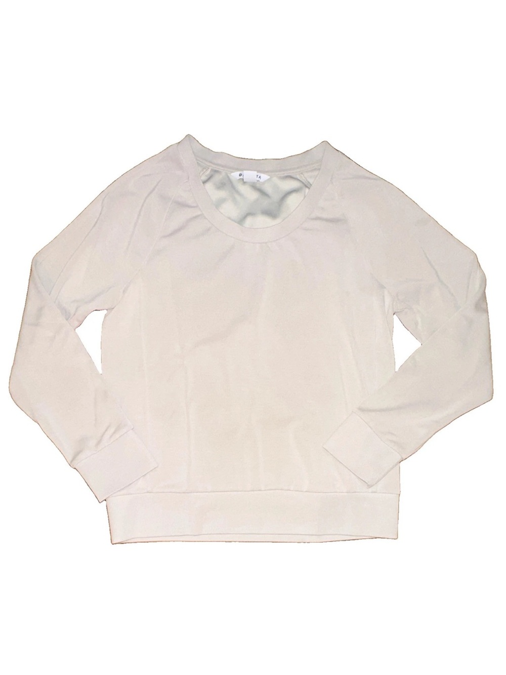 Athleta Seasoft Scoop Neck Beige Modal Blend Athleisure Sweatshirt Women’s S